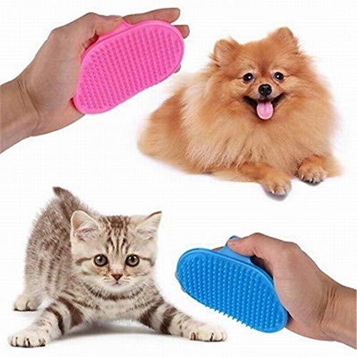 image for Howstar-Dog Howstar Pet Bath Brush Comb Dog Cat Massage Brush Rubber G