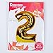 Helium Foil Digital balloons ,birthday holidays weddin party supply Golden 40