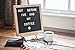 Felt Letter Board Sign: Decorative Wooden Changeable Marquee Message Board Set with 328 Letters, Numbers, Symbols and Emojis, Oak Wood Frame, Display Easel and Black Bag - 10x10 Inch Black Letterboard