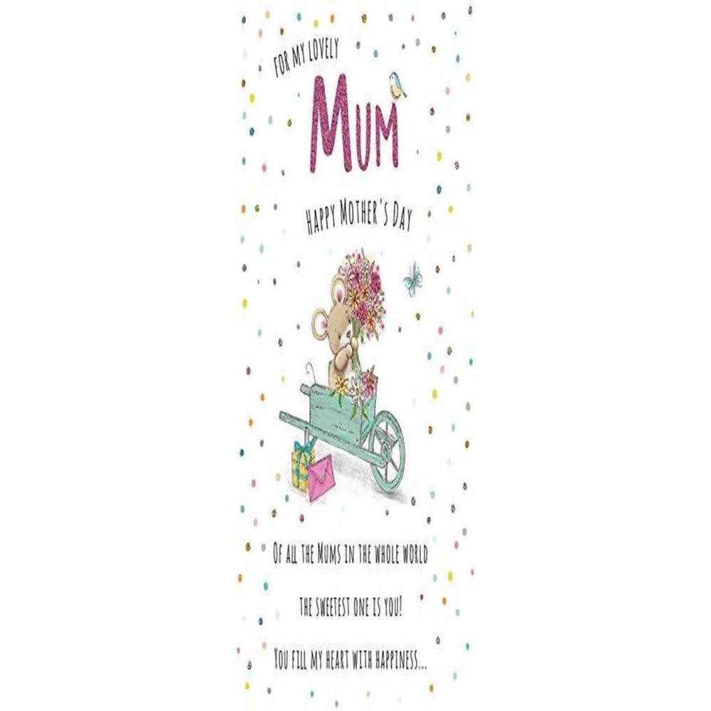 Piccadilly Greetings Cute Mother's Day Card Mum - 9 x 6 inches