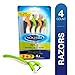 Noxzema Fit 5 Pivoting Blade Razors, 4 Count; Women’s Disposable Razors Flex to Adjust to Curves; Features Ultra-Thin Blade, Aloe and Vitamin E Lubricated Moisture Strip and Contoured Control Handle