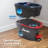 Vileda RinseClean Dual-Chamber Spin Mop System with Telescopic Handle view 2