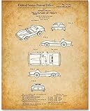 Disneyland Autopia Car - 11x14 Unframed Patent Print - Great Gift for Disney Fan