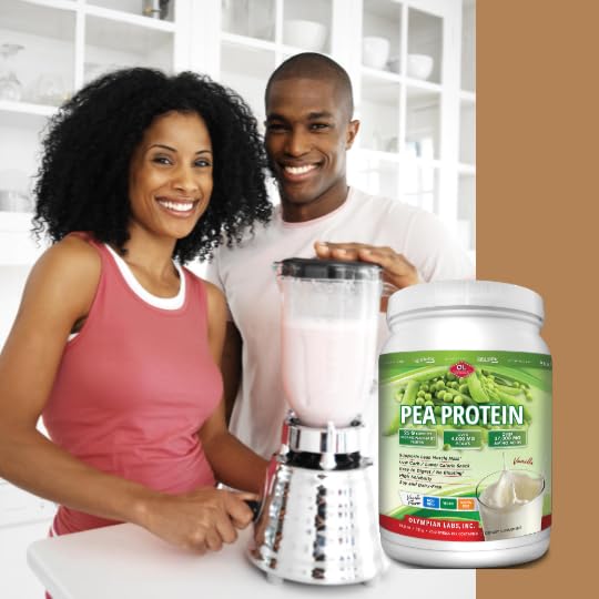 Olympian Labs Plant Based Pea Protein Powder, Unflavored - 25g of Protein, Vegan, Low Net Carbs, Gluten Free, Lactose Free, No Sugar Added, Soy Free, Kosher, Non-GMO, 2 Pound Pea Protein Powder