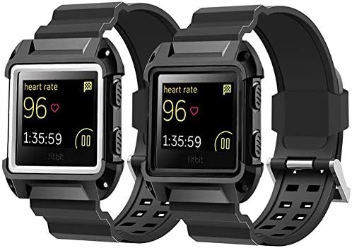 Watbro 頑丈なケースストラップバンド Fitbit Blazeフィットネススマートウォッチ対応 Fitbit Blazeバンド 保護