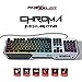 ONEXELOT Aluminum gaming keyboard, USB wired RGB backlit Revolutionary semi mechanical keyboard mod ENIGMA