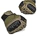 REEBOW TACTICAL Army Military Hard Knuckle Tactical Combat Full Finger Gloves, Medium, Army Green