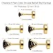 Charisma Cartilage Tragus Earring Stainless Steel Stud Piercing Earring Flat Back Earrings Stud Flatback Screw Back Earrings for Toddlers Women Men (16G, 3mm-7mm CZ, 6mm Bar Length, 5 Pairs)
