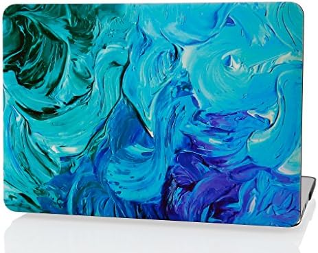 Sutena MacBook Air 13 Inch Rubber Coated Soft Touch Plastic Hard Shell Case Cover (Blue Paint)