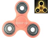 Krazy Spinner Fidget Hand Spinner Stress Reducer Ultra Durable High Speed Ceramic Bearing Fidget Finger Toy Guarantee 1+min SpinTime Perfect for ADD ADHD Anxiety Autism Stress Relief (luminous#4)