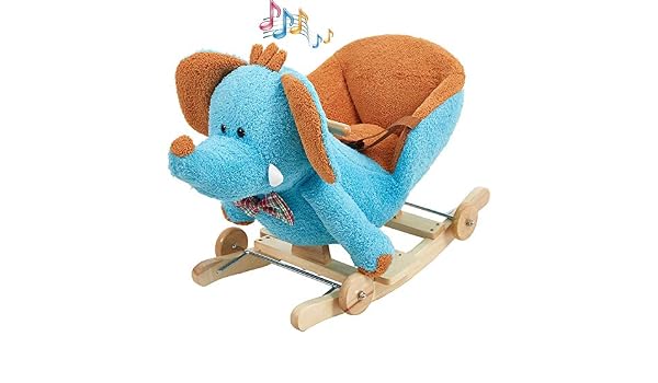 wooden baby seat rocker