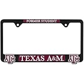 Collegiate Alumni Black Metal Premium License Plate 3D Frame (Texas A&M)