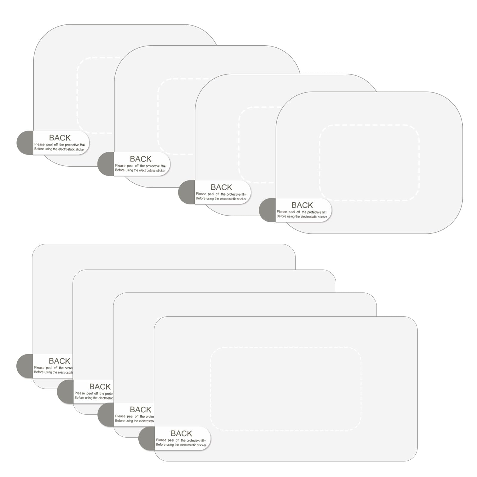 Photo 1 of *MISSING PARTS*
8Pcs Dashcam Windshield Sticke Clear Electrostatic Stickers Sticker Shield for Windshields,Prevent Scratching & Falling,Windshield Sticker for Mounting Dash cam Phone Projection Screen