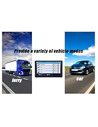 Navegación GPS para el coche 7 pulgadas 8 GB Pantalla táctil Sistema de navegación GPS Precarga 2018 Mapa de América del Norte con América libre de por vida y mapas de la UE
