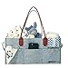 Baby Diaper Caddy Storage Organizer: Newborn Changing Table Basket for Diapers