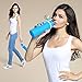 MyFriday Travel Collapsible Water Bottle 750ml/500ml Silicone Foldable Canteen with Leak Proof Valve, Medical Grade - 100% BPA Free