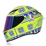 DGL Full Face Motorcycle Helmet misino shark rossi