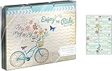 Molly & Rex Enjoy the Ride Bicycle File Folders - Set of 10