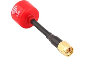 5.8GHz 3dBi RHCP High Gain Antenna for FPV Racing Drones -, Flexible, Easy to Install, SMA Connector (SMA Internal Needle)