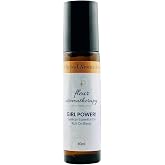 Girl Power Essential Oil Roll-On 10ml - Fleur Aromatherapy | Pre-Diluted in Fractionated Coconut Oil, Women&rsquo;s Mood Harmonizing Roll-On Blend, Professional Clinical Aromatherapy Quality