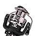 PLUSINNO Fishing Reel Spinning Fishing Reels Freshwater Saltwater Left/Right Interchangeable Collapsible Handle Spin Fishing Reel