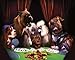 WallsThatSpeak Dogs Playing Poker Pool Prints, 8 by 10-Inch, Black/Brown/Green, Set of 3