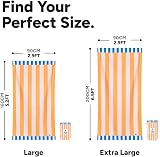Dock & Bay Beach Towel Extra Large 200x90cm Quick Dry Sand Free Mellow Yellow view 5