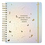 2019-2020 Choose Where Your Energy Goes, 17 Month Daily Planners/Calendars: Tri-Coastal Design Planners with Monthly, Weekly and Daily Views - Personal Planner Notebook for Work or Home