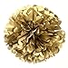 18pcs Gold Pink and White Tissue Pom Poms Kit Paper Flower Balls Ceiling Hanging Decorations Wedding Favors Baby Shower Party Decorations