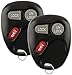 Discount Keyless Replacement Key Fob Car Entry Remote For Sierra Yukon Tahoe Silverado Suburban KOBLEAR1XT, 15042968 (2 Pack)