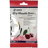 Hager Pharma Dry Mouth Drops, Cherry, 26 Count Per Bag (3 Bags)