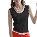 21secret Fashion Women Elegant Lace Floral Sleeveless Crochet Knit Vest Tank Top Shirt Blouse