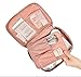 Itraveller Printed Multifunction Portable Travel Toiletry Bag Cosmetic Makeup Pouch Case Organizer for Travel (Pink Leopard Print)