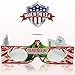 3D Christmas Glasses - 5 Pack - See CANDY CANES! Turn Holiday Lights Into Magical Images For A Fun Christmas Experience! Our USA MADE Holiday Specs Are Perfect For Festivities!