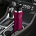 Swig Savvy Sports Water Bottle, Vacuum Insulated Stainless Steel, Straw Leakproof Lid, Storage Sleeve - 24oz (Pink)
