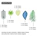 Memory Journey Tropical Leave Paper Garland Decoration for Wedding, Kids Party,Birthday Tropical Themed Party Window Decoration,Dessert Table,Jungle Party Backdrop