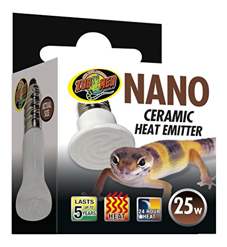 Zoo Med Nano Wärmequelle, aus Keramik, für Reptilien/Amphibien, 25 W