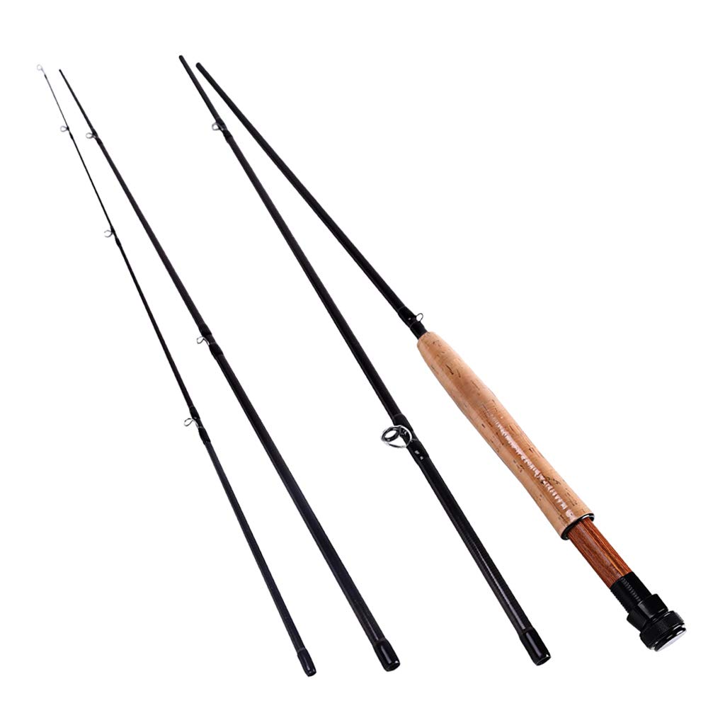 MagiDeal 4 Piezas Caña de Pescar Mosca con 1x Bolsa Alto Rendimiento Acción Rápida Pescador MagiDeal 4 Piezas Caña de Pescar Mosca con 1x Bolsa Alto Rendimiento Acción Rápida Pescador
