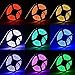 LUNSY Smart LED Strip Lights 32.8 ft/10m, Music Sync, Bluetooth APP Controlled, Remote Control, RGB, 300LED SMD5050, IP65 Waterproof Outdoor, 12V, Alexa Controlled
