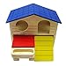Alfie Pet by Petoga Couture - GARI Wood Hut for Small Animals like Dwarf Hamster and Mouse - Size: Large