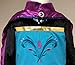 Cokos Box Elsa Coronation Dress Costume + Cape + Gloves + Tiara Crown (8 Years, Blue-Purple)
