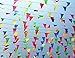 MEKBOK Flag Banners,Nylon,250 Ft,Multicolor,200 PCS