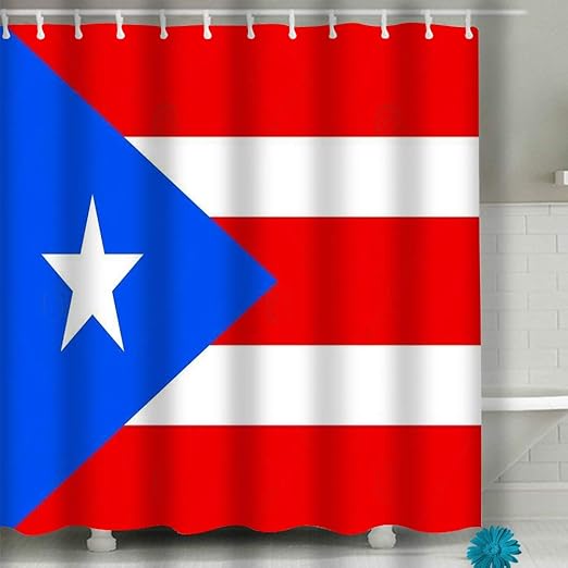 Zexuandiy Flag Puerto Rico Blue Red White Tricolor White Star