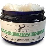 Premium All Natural Coconut Sugar Body Scrub with Anti-Aging Vitamin E. Exfoliate and Moisturize Dry Skin from Lips to Hands and Feet. Treat and Prevent Stretch Marks, by Sweet Lincoln. 3.4 Ounce