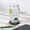 Argon-Tableware-Tondo-WaterJuice-Hiball-Glasses-Gift-Box-Of-6-Glasses-510ml-18oz 6x 510ml Hiball Glasses - 'Tondo' Range - Modern Highball Cocktail Juice Water Tall Drinking Tumblers - Dishwasher Safe…