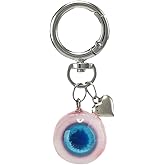 Goth Keychain Goth Accessories Gothic Purse Charms for Women Men Eyeball Bag Charms Halloween Horror Decor Cool Stuff