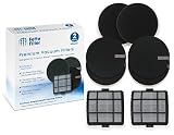 Fette Filter - Filter Pack Compatible with Bissell Powerglide 12118 Vacuum Cleaners (8 Filters Total)