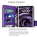 LK Case for Galaxy S8 Plus, [Wrist Strap] Luxury PU Leather Wallet Flip Protective Case Cover with Card Slots and Stand for Samsung Galaxy S8 Plus (Purple)