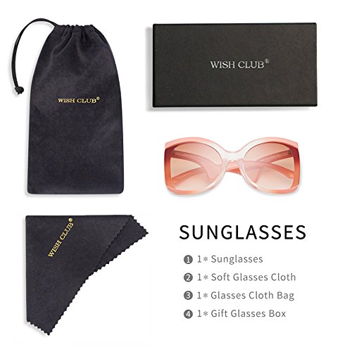 Sunglasses for Women RAYSUN Oversized Square Sunglasses Multi Tinted Frame Fashion Modern Shades 100% UV Protection Eyewear