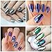 Born Pretty 8 Box Shinning Mirror Nail Glitter Powder Gorgeous Nail Art Chrome Pigment Glitters 8 Colors
